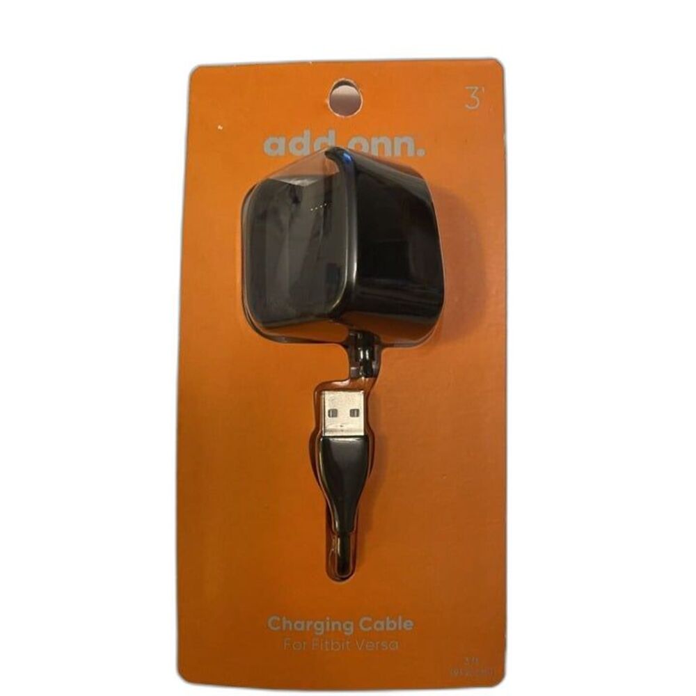 Versa Fitbit Charger Onn 3' Charging Cable Activity Tracker USB Dock 3ft NEW
